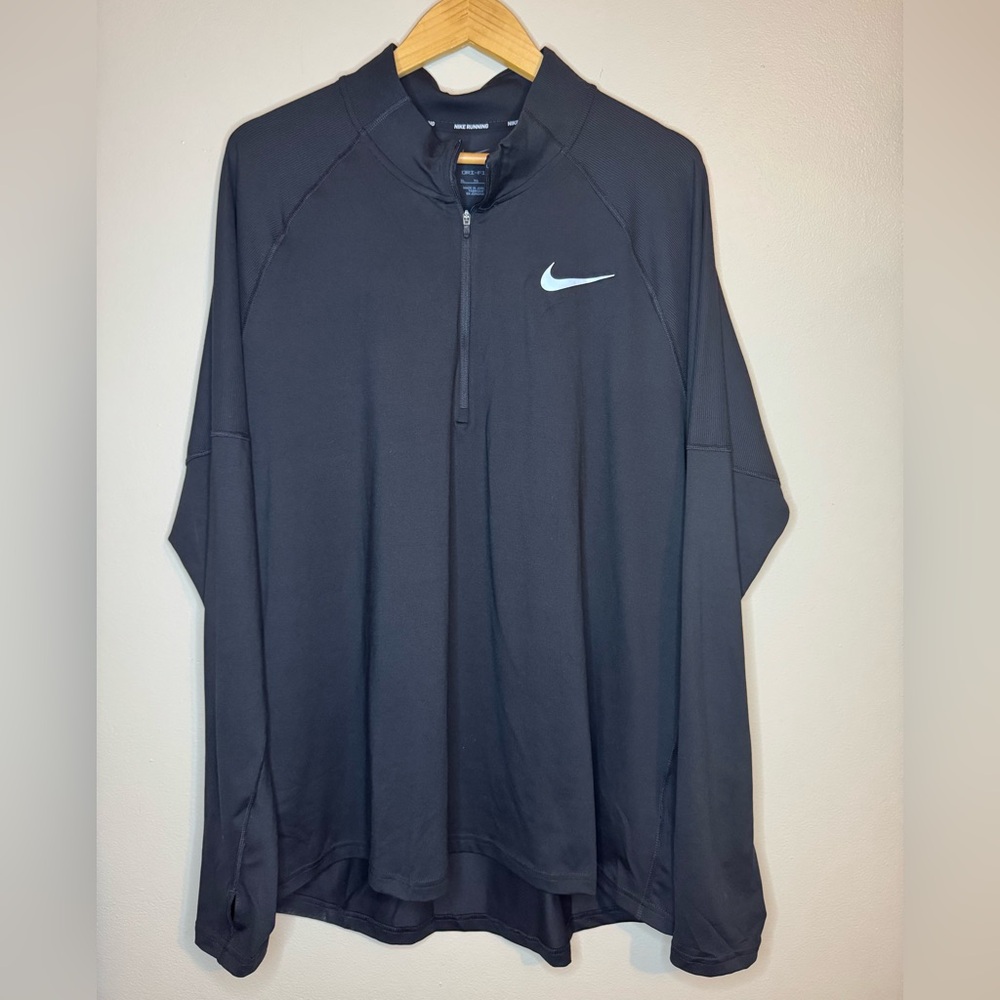 Nike Running‎ Dri-Fit Half Zip Pullover Men's XL Black